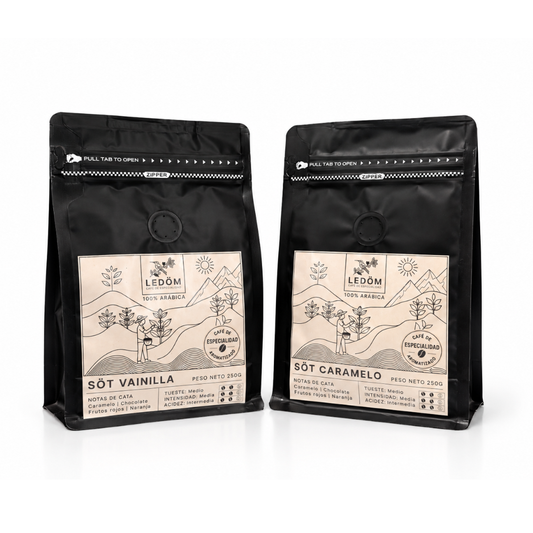 Duo Söt: Caramelo + Vainilla 500gr